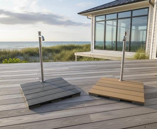 Foot Fountain Duo — Gray + Teak (Save $49)
